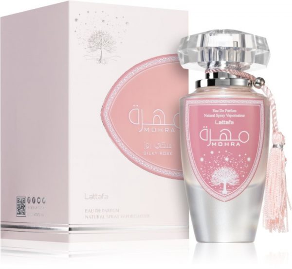 Lattafa Mohra Silky Rose Eau de Parfum para Mujer 100 Ml, perfume frutal dulce oriental, Comprar online perfume para mujer, Perfume femenino, PErfumes Sinfonia