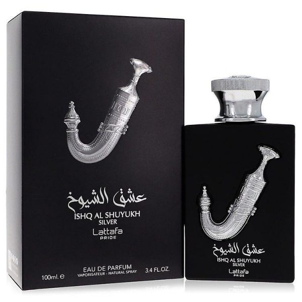 Lattafa Pride Ishq Al Shuyukh Plata Eau De Parfum Unisex 100ml, Perfume ambar picante amaderado dulce comprar online perfume hombre y mujer, Perfumes sinfonia