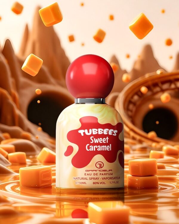 Grandeur Tubbees Sweet Caramel Eau de Parfum Unisex 50 Ml - Imagen 3