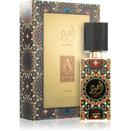 Perfumes Lattafa Ajwad Eau de Parfum Unisex 60 ML - Dulce Aroma de Vainilla y Fruta