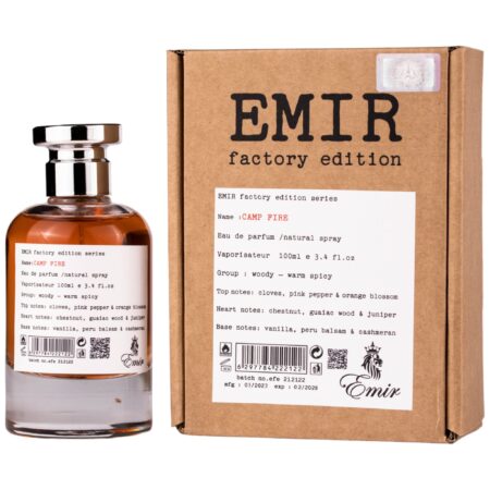 EMIR Camp Fire Factory Edition Eau de Parfum para Hombre 100 Ml - ¡Novedad! - Calidez y Misterio