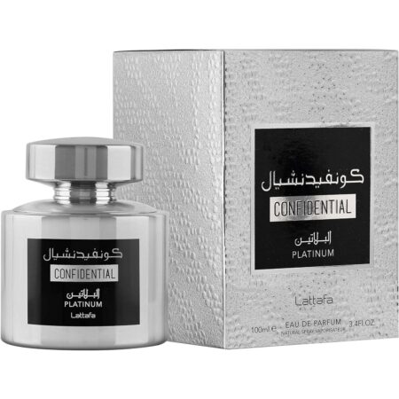 Lattafa Confidential Platinum Eau de Parfum para Hombre 100 Ml