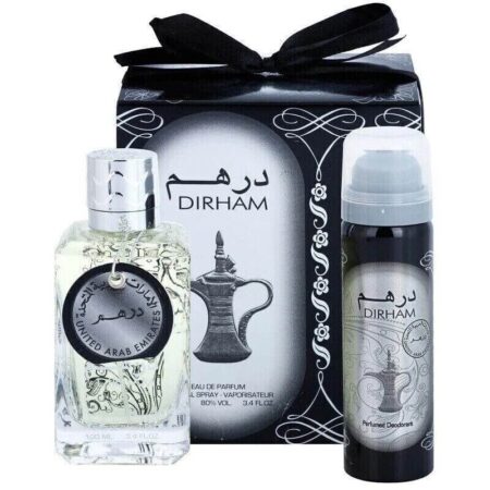 Lattafa Dirham Silver 100ml Eau de Parfum con Desodorante