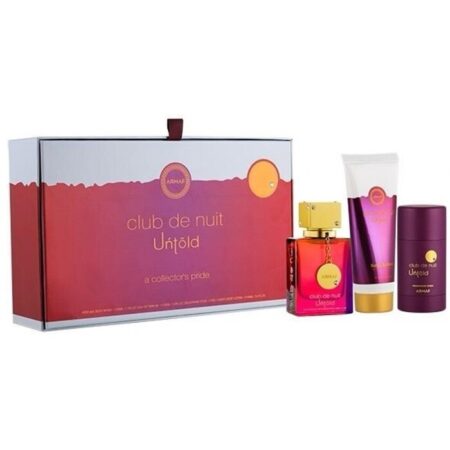 ARMAF Set de regalo Unisex Club De Nuit Untold (Eau de Parfum 105 ml + Loción corporal 100 ml + Desodorante en barra 75 g)