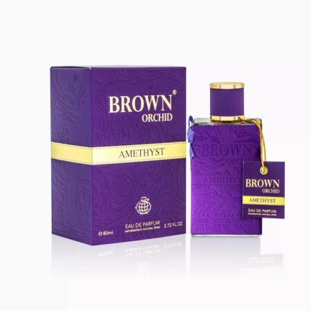 Fragrance World Brown Orchid Amethyst Eau de Parfum Mujer 80 Ml - Perfume Oriental Amaderada