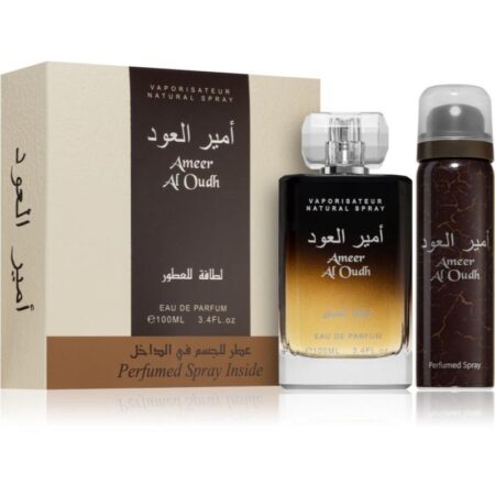 Lattafa Ameer Al Oudh lote de regalo Unisex Eau de Parfum 100 ml + desodorante 50 ml