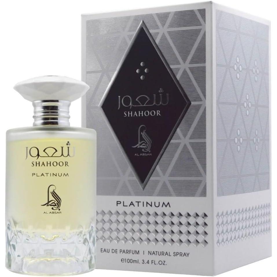Al Absar Shahoor Platinum Eau De Parfum Unisex 100 Ml