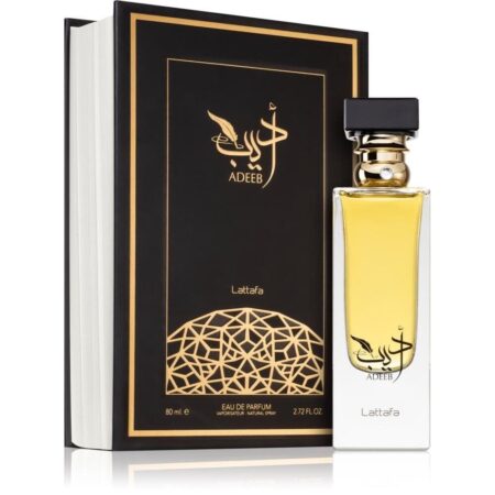Lattafa Adeeb Eau de Parfum Unisex 80 Ml - Fragancia Amaderada