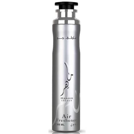 Lattafa Maahir Legacy Air Freshener Ambientador Árabe En Spray 300 Ml  Ambientador Concentrado Para Hogar