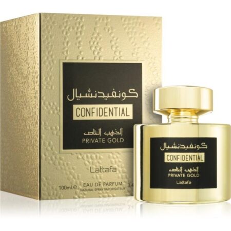 Lattafa Confidential Private Gold Eau de Parfum Unisex 100 Ml