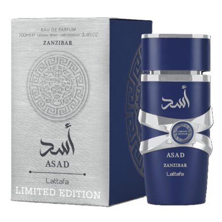 Lattafa Asad Zanzibar Limited Edition Eau de Parfum para hombre 100 Ml