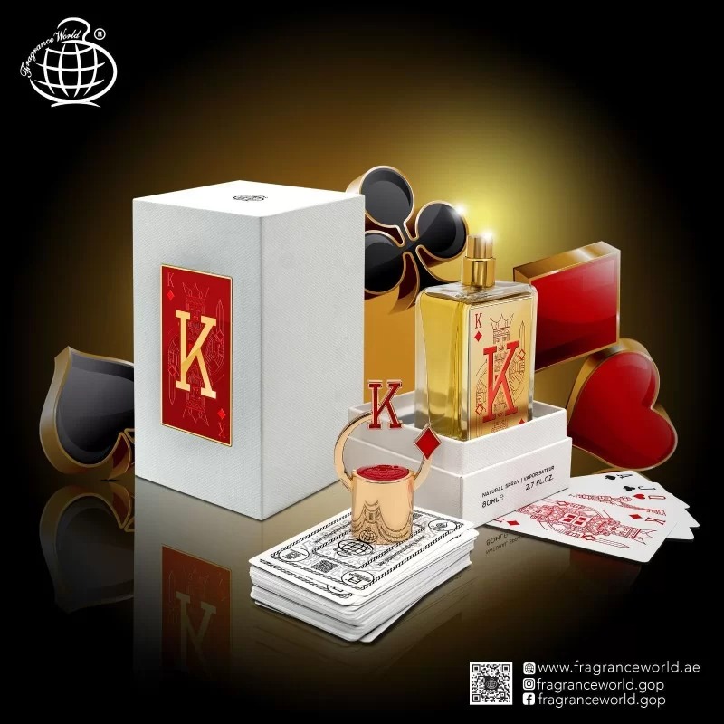 Fragrance World K (King Of Diamonds) Eau de Parfum Unisex 80 Ml - Imagen 4