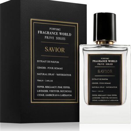 Fragrance World Prive Series Savior Eau de Parfum para Hombre 70 Ml - Perfume árabe original